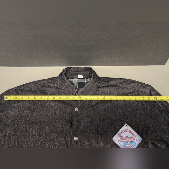 Vintage Men's Marlboro Reversible Jacket Shirt Size XL - Picture 11 of 13